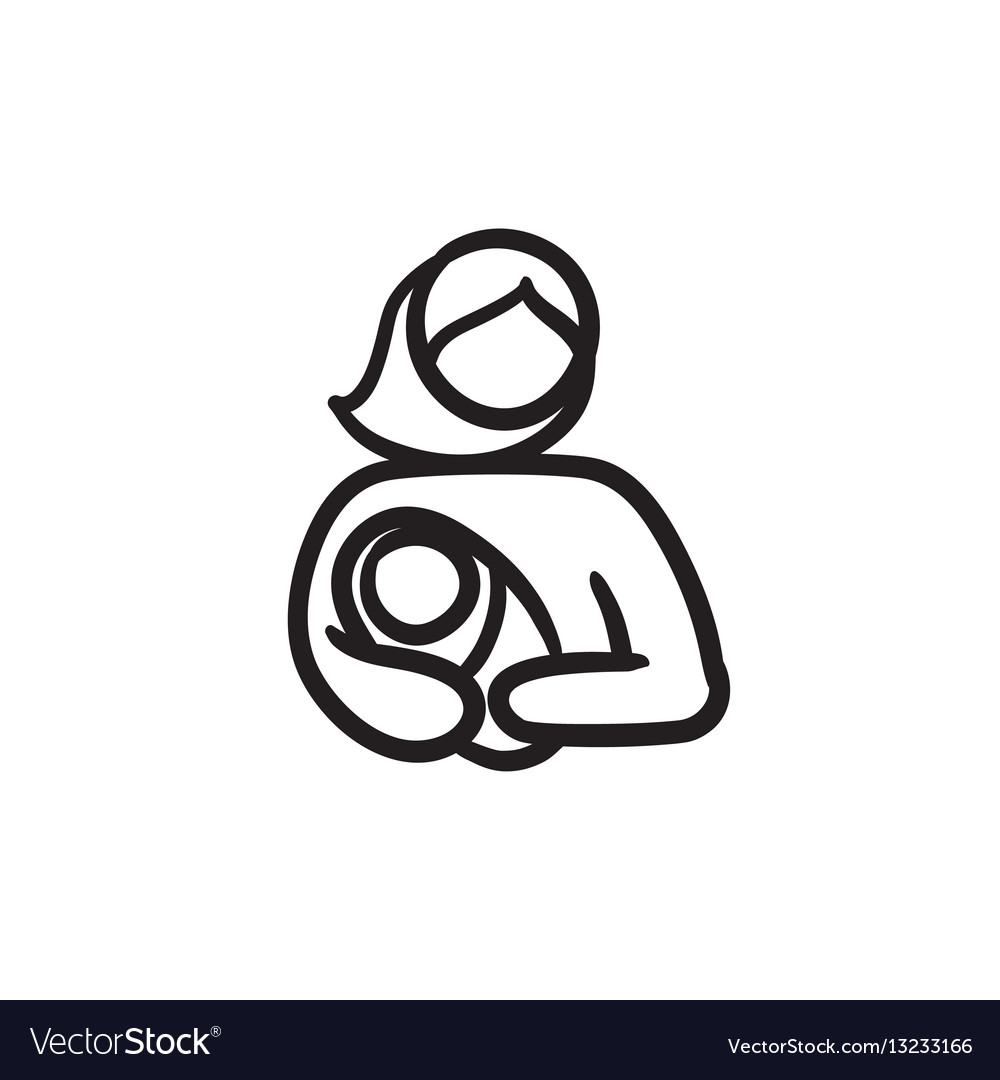 1000x1080 Huge Collection Of 'mother Holding Baby Drawing' Download More