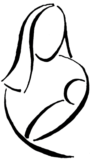 300x516 Mother, Child, Drawing, Transparent Png Image Clipart Free Download