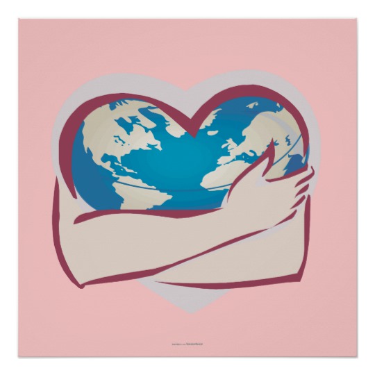 540x540 Love Mother Earth Poster Zazzle Ca