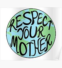 210x230 Mother Earth Drawing Posters Redbubble