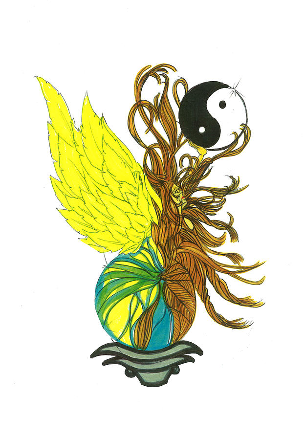 622x900 Mother Earth Drawing