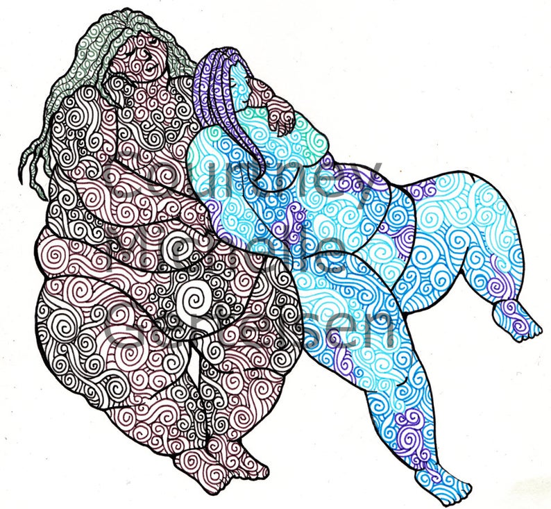 794x733 Mother Earth And Sky Etsy