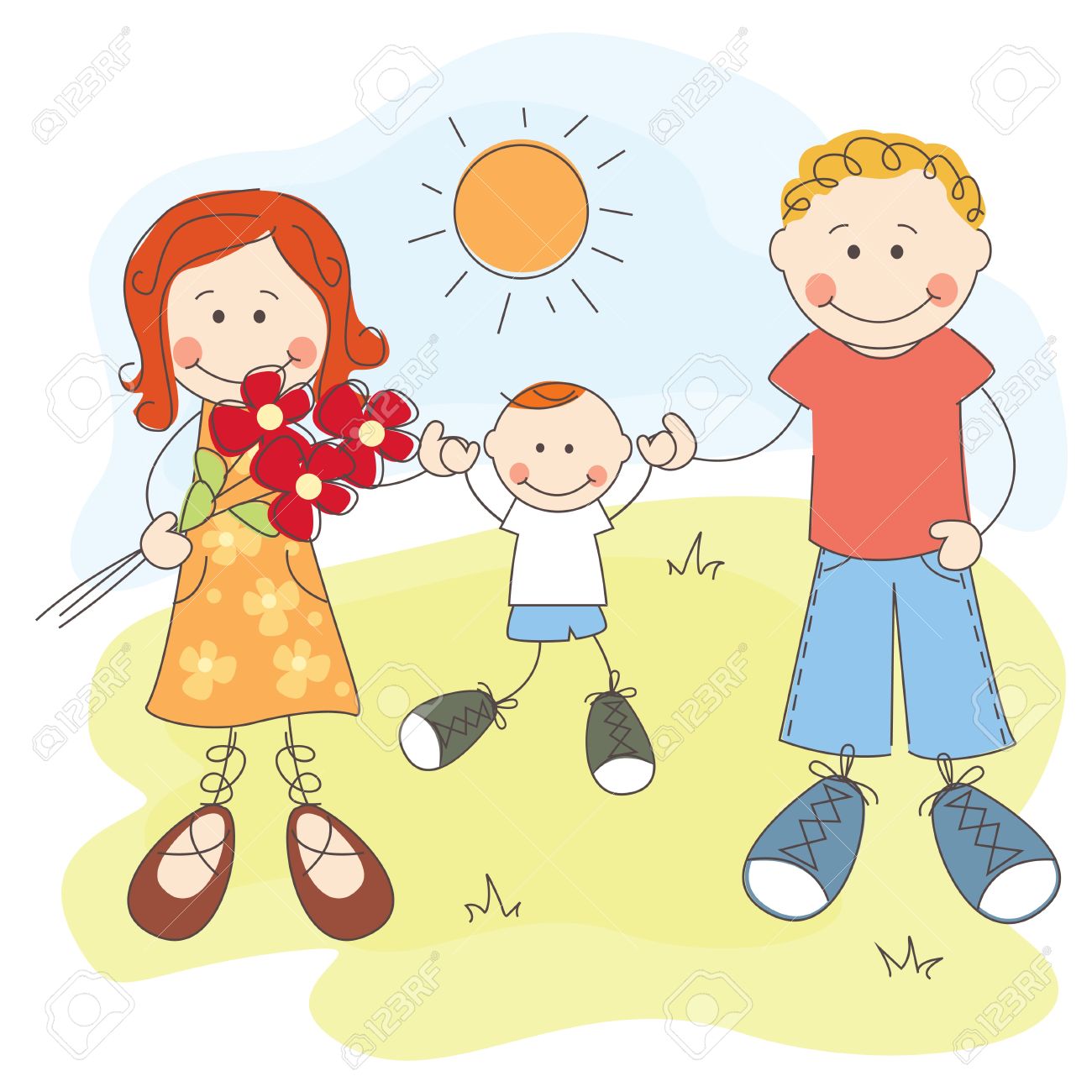 1300x1300 Collection Of Free Mother Clipart Father And Son Amusement