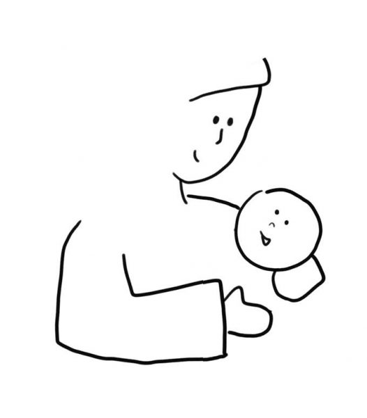 526x600 Growing Your Visual Vocabulary How To Draw A Mother Holding