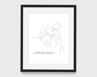 340x270 Motherhood Sketches Etsy
