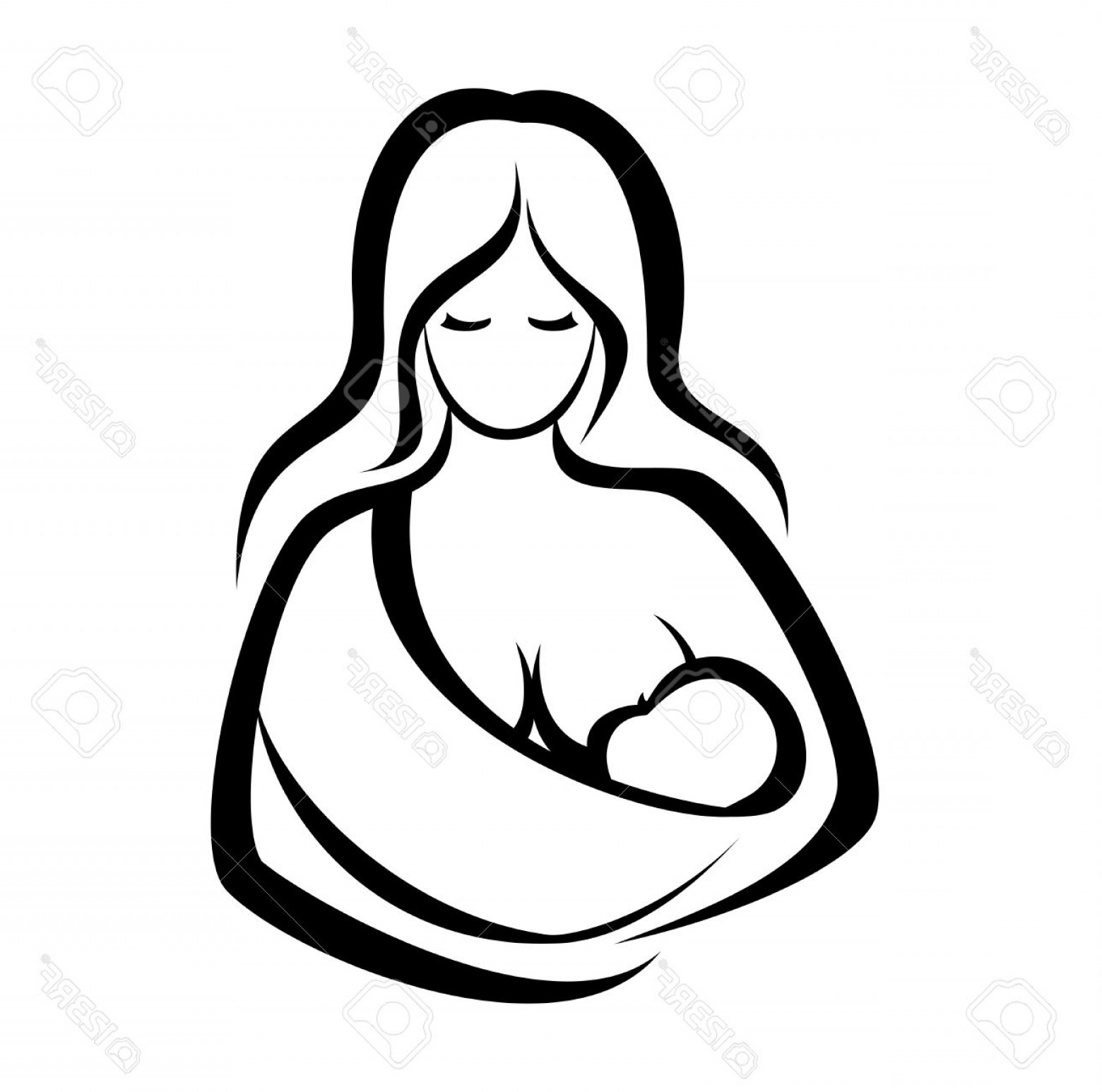 1560x1546 Photomother Holding Baby In The Sling Symbol Lazttweet