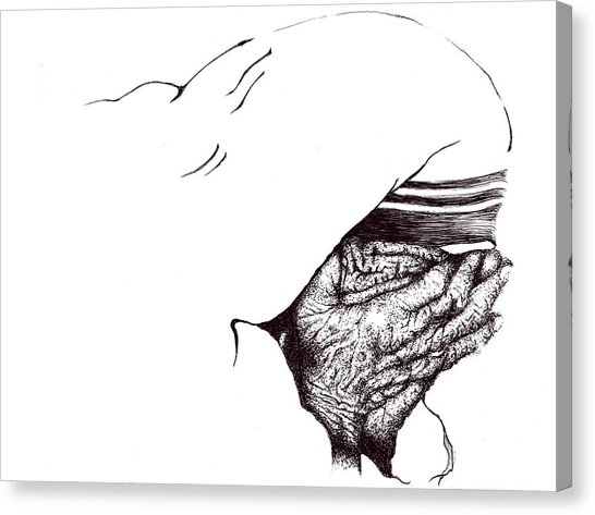 546x473 Mother Teresa Canvas Prints