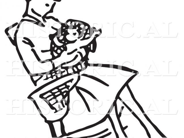640x480 Mother And Baby Clipart Draw