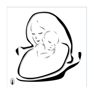 300x300 Mother Child Digital Art