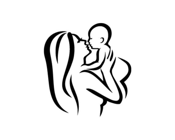 570x456 Mother Child Mom Love Happiness Beautiful Vector Illustration Etsy