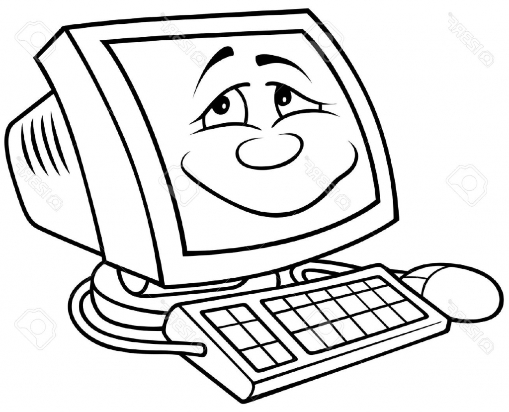 1024x829 Motherboard Drawing Cartoon For Free Download