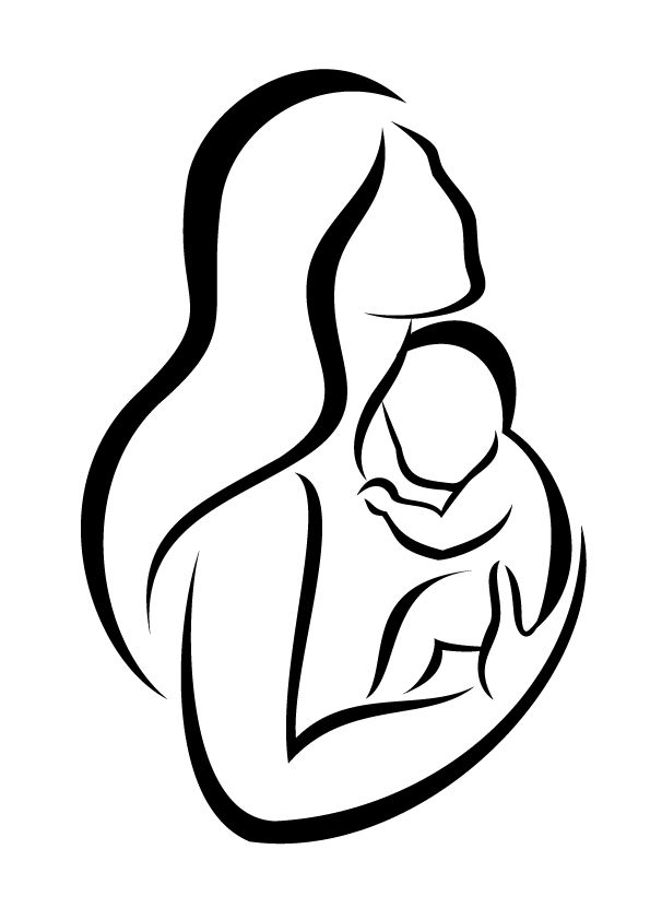 595x842 Motherhood Drawings, Art