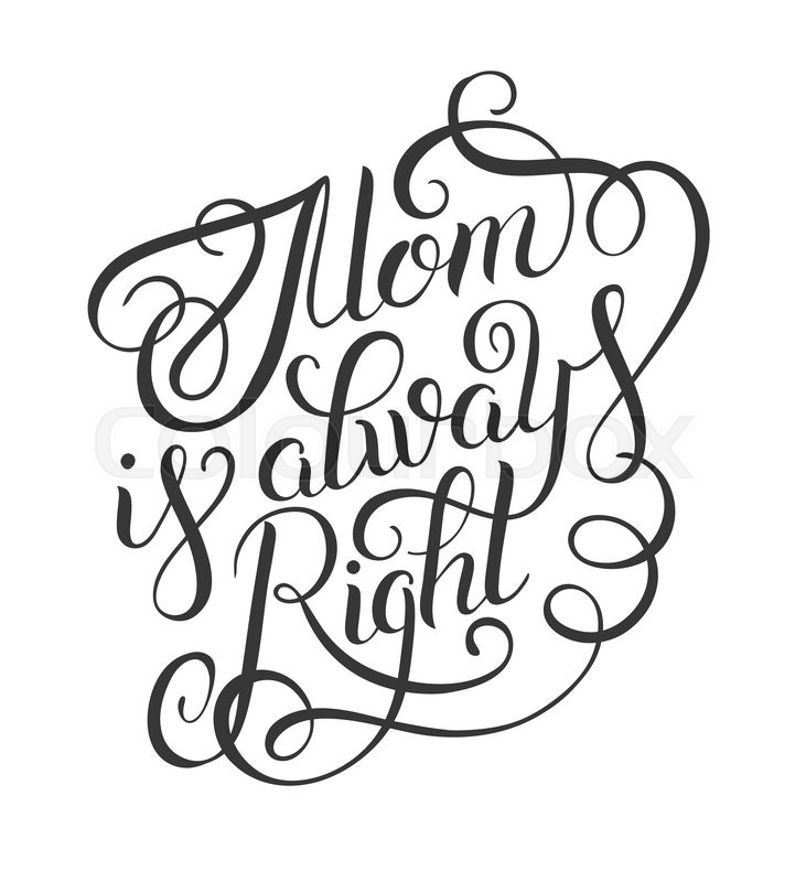 731x800 Mothers Day Greeting Card Mom Is Stock Vector Colourbox