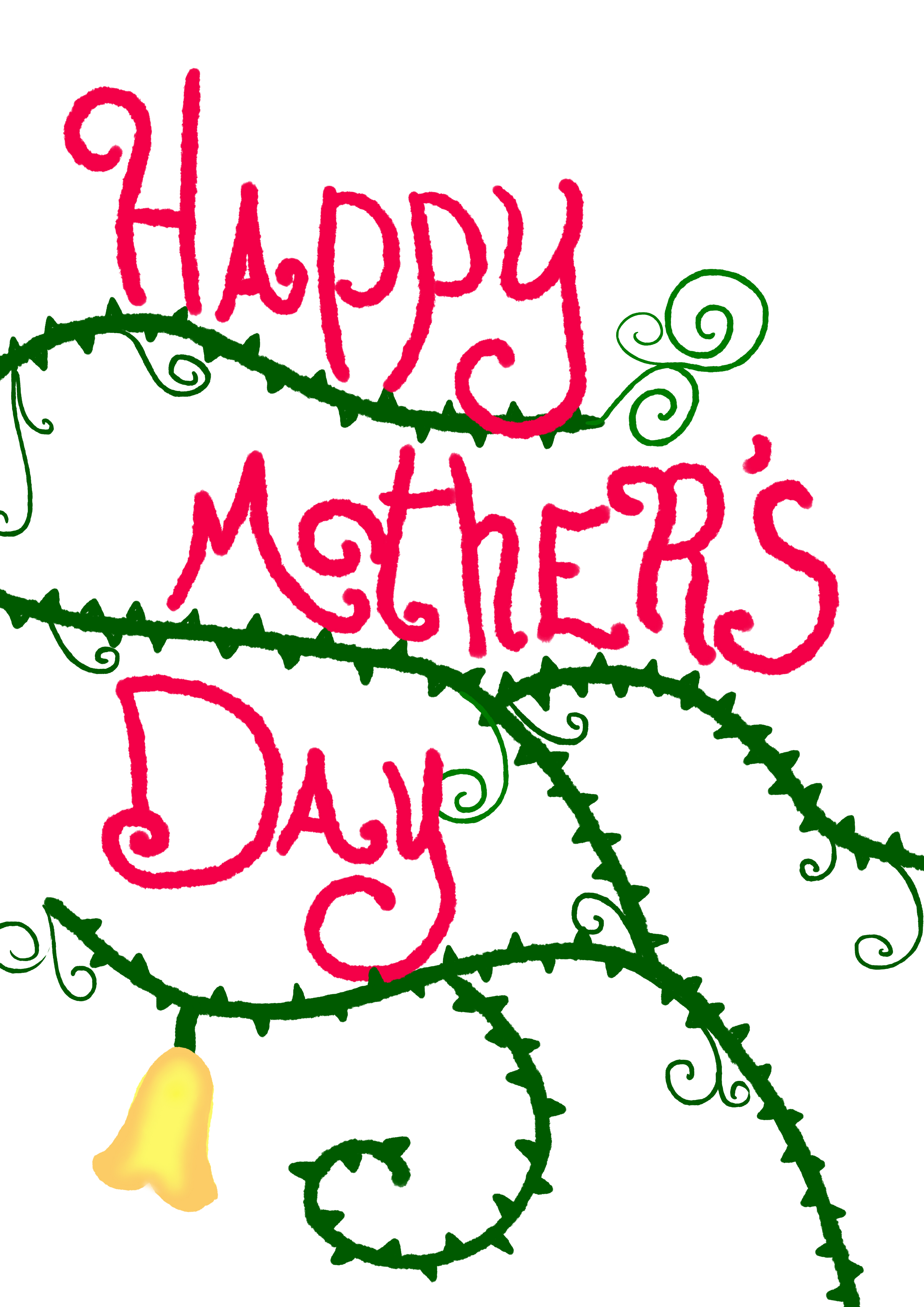 2893x4092 Quick Mother's Day Card For All The Moms Out There Drawing