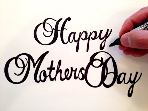 480x360 How To Draw Happy Mother's Day