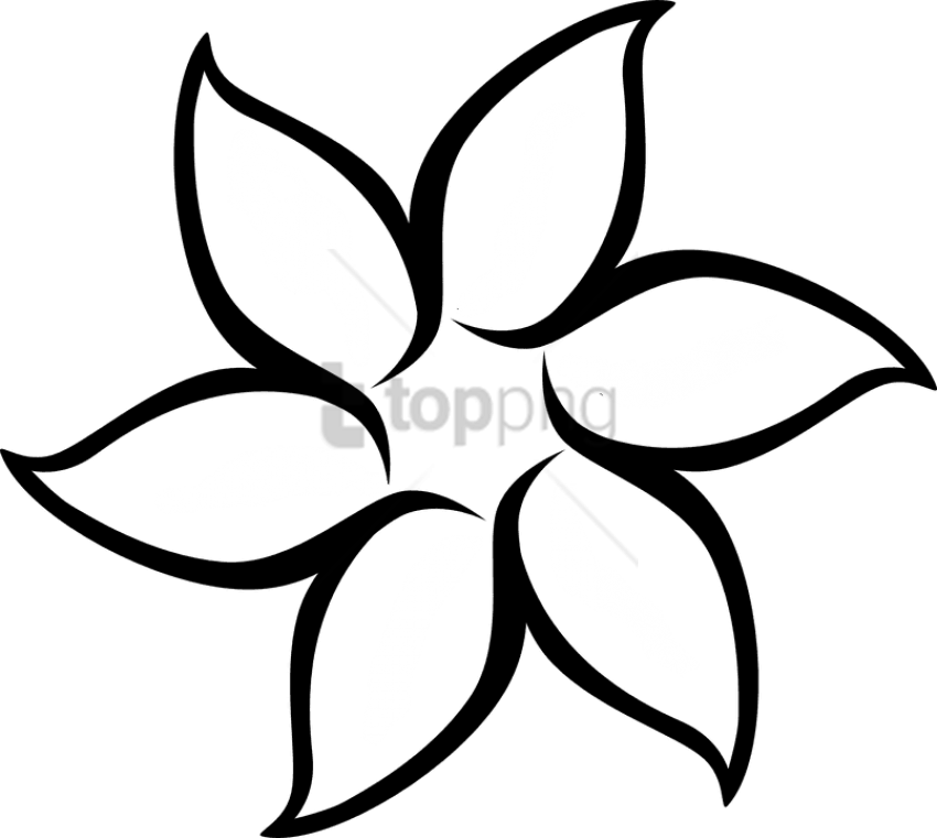 850x761 Flowers For Sunfloweroutline Free To Use Clip