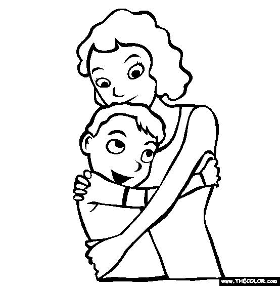 554x565 Collection Of Free Mother Clipart Coloring Amusement Clipart