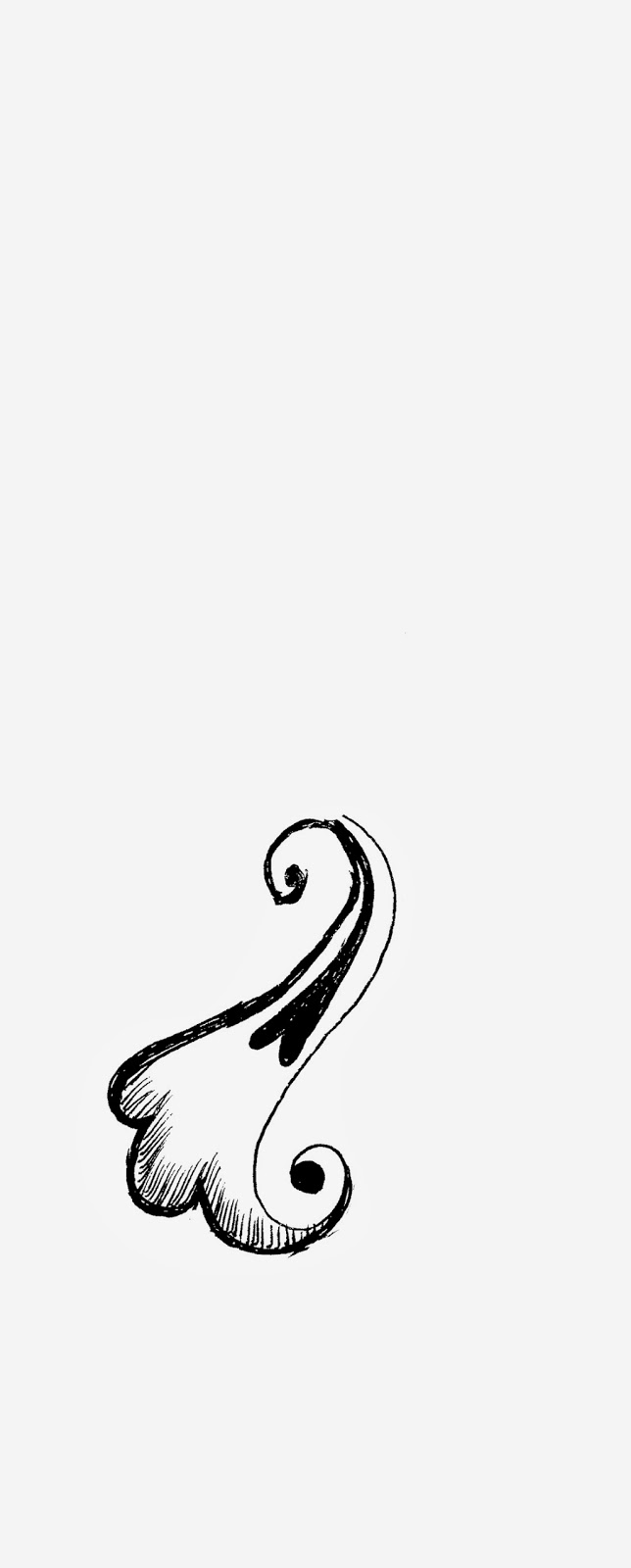 644x1600 progressive drawing of arabic inspired henna motif