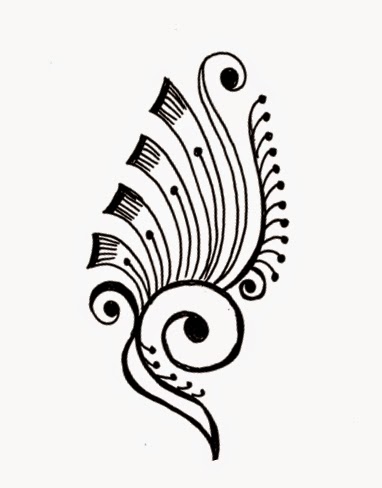 382x488 progressive drawing of a motif