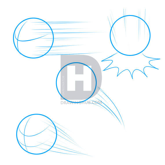 570x570 How To Draw A Ball, Step