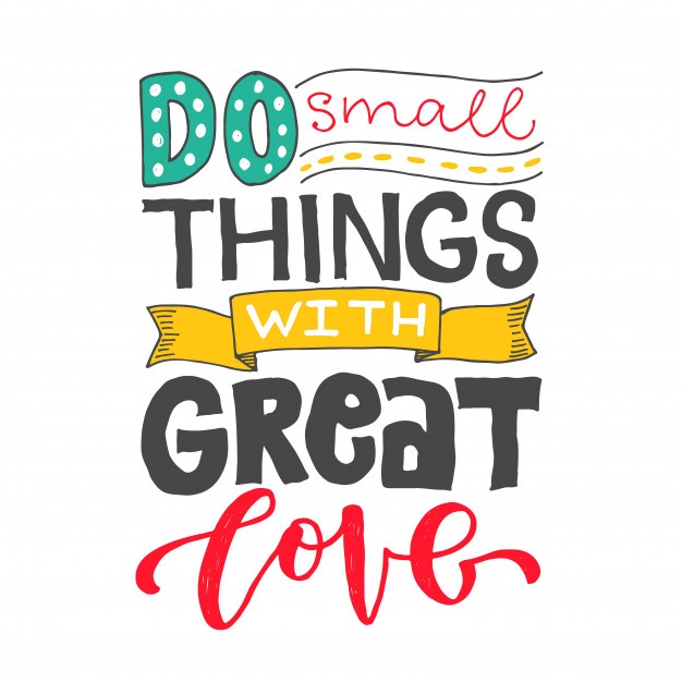 626x626 Inspirational Work Quote With Drawings Of Hearts Vector Free