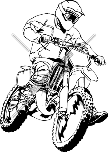 354x500 Image Result For Clip Art Dirt Bike Coloring Pages Tattoos
