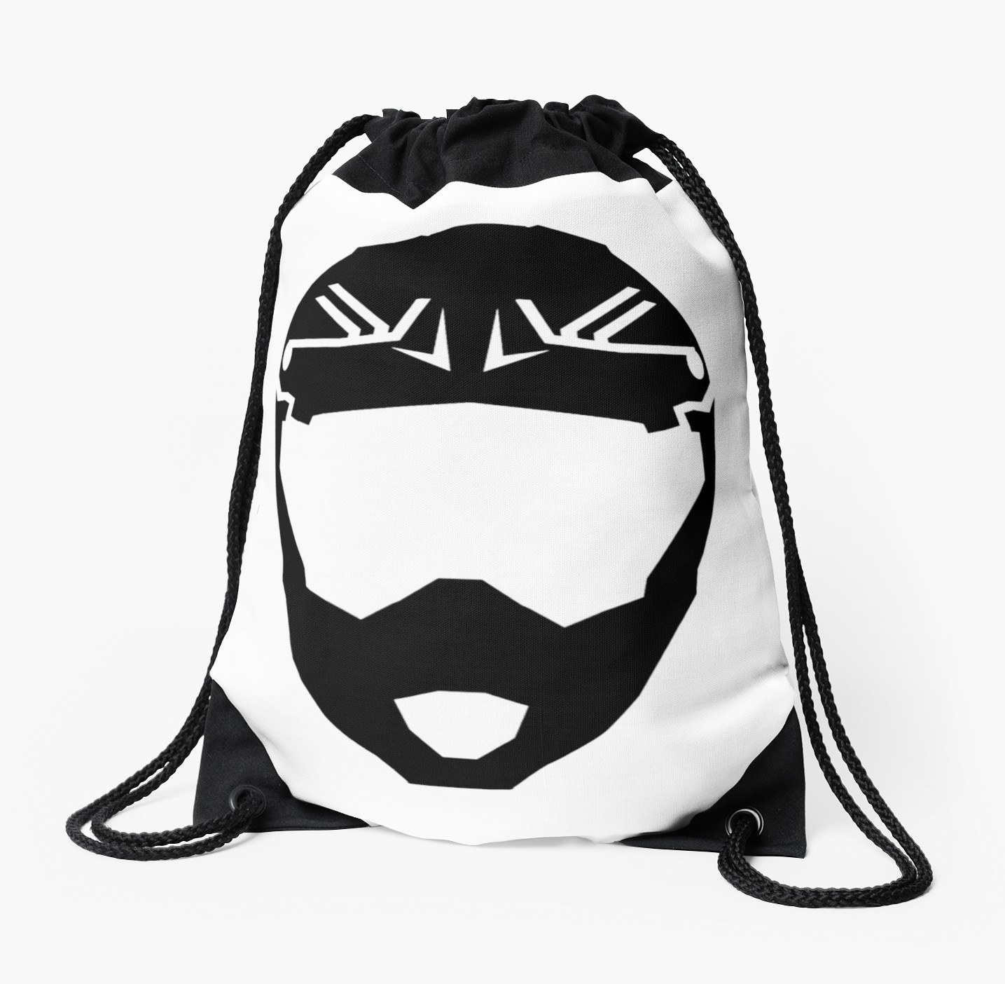 1435x1404 Motocross Helmet Drawstring Bag