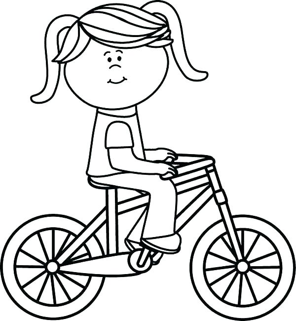 600x650 Bike Coloring Pages Bike Coloring Pages