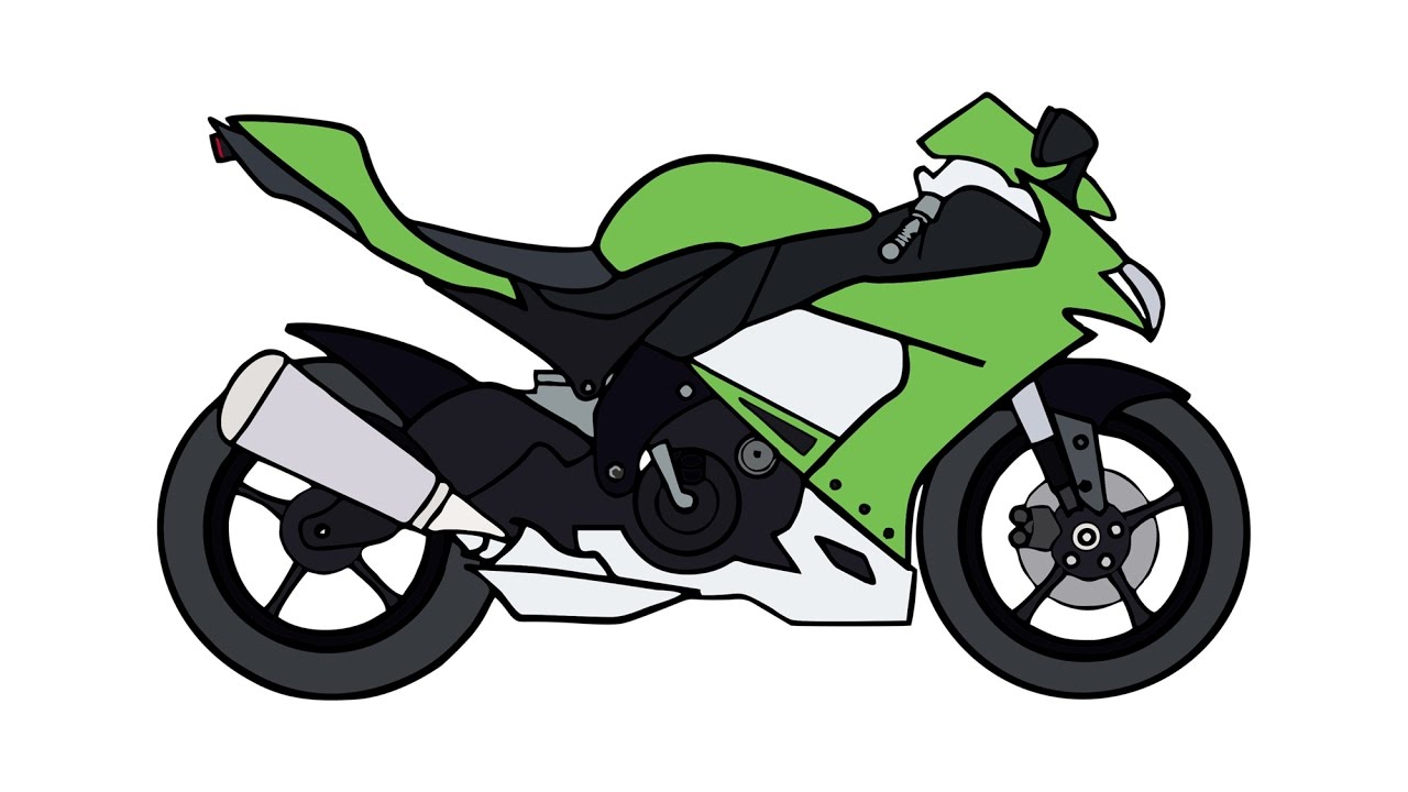 1280x720 How To Draw A Motorcycle