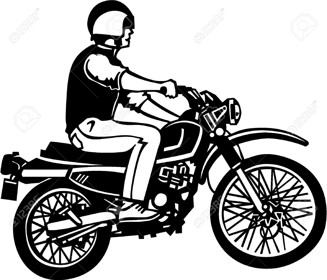 1300x1112 Huge Collection Of 'motorcycle Rider Drawing' Download More Than