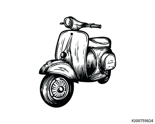 500x400 Drawing Motorcycles