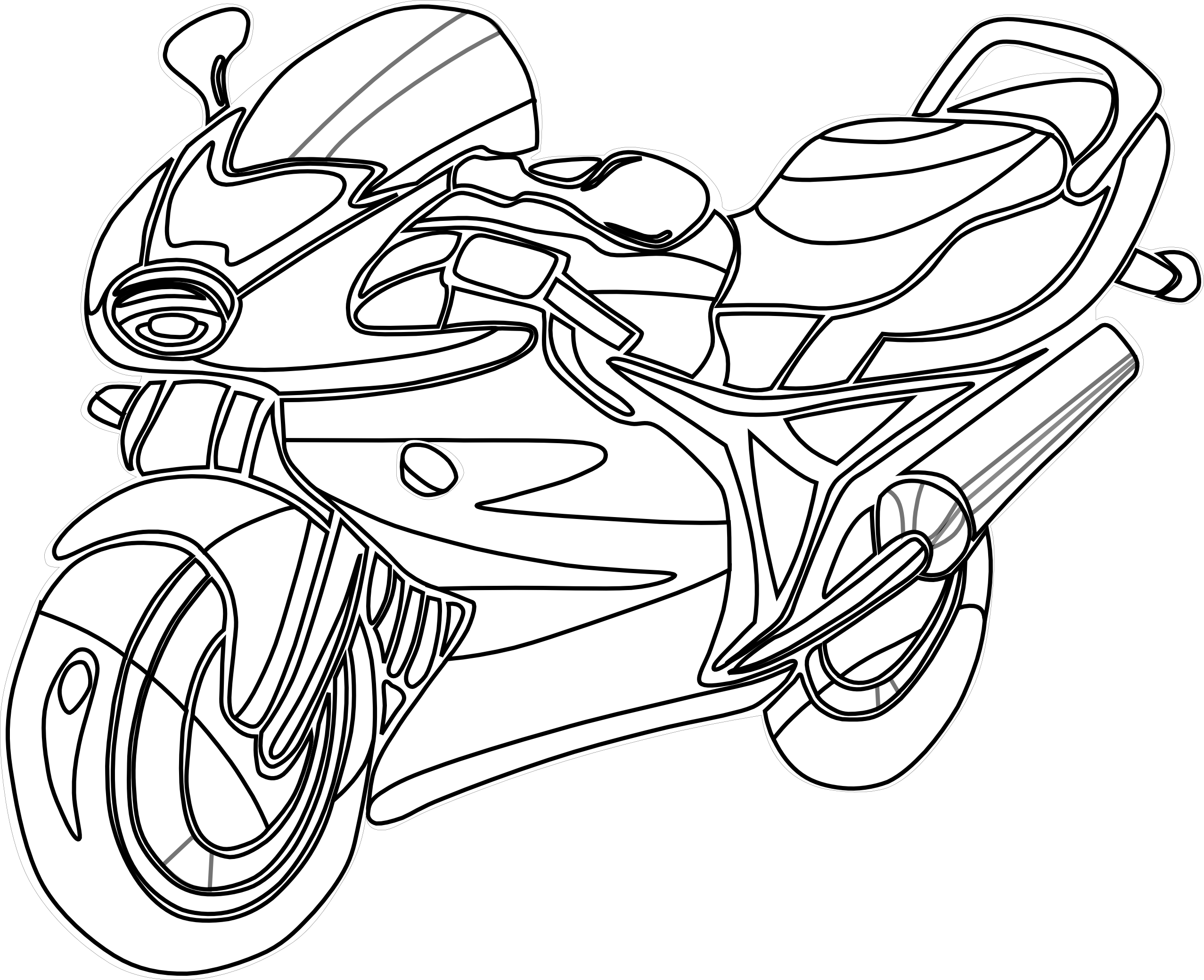 2555x2081 Motorcycle Clip Art Motorcycle Cartoon