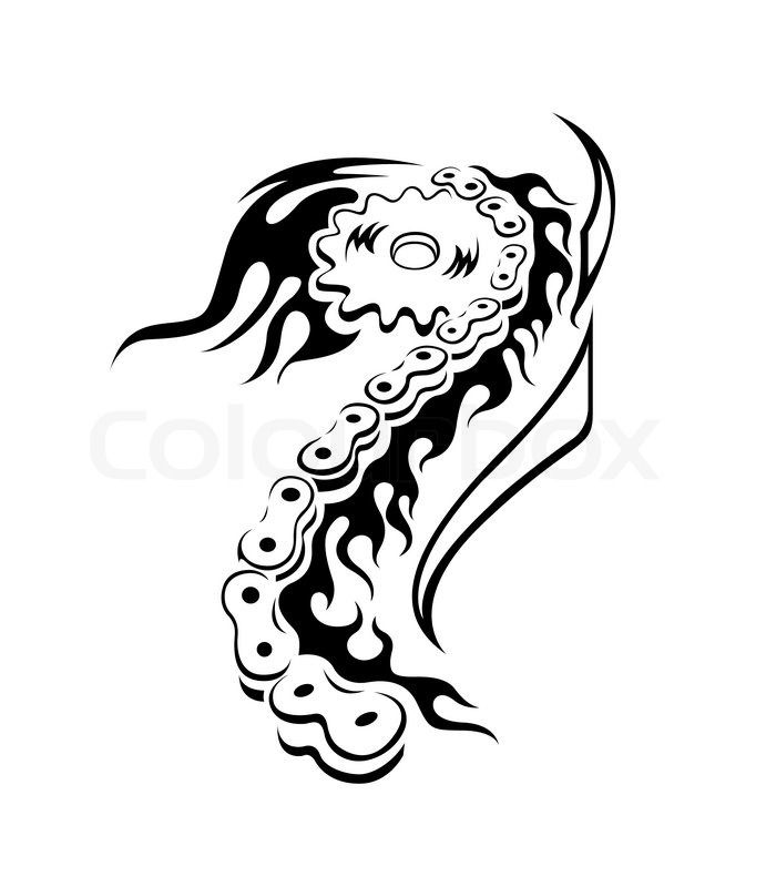 691x800 Stock Vector Of 'in The Picture Is Black And White Tattoo Bicycle