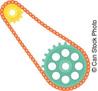 193x179 Wheel Of Motorcycle With Chain Clipart And Stock Illustrations