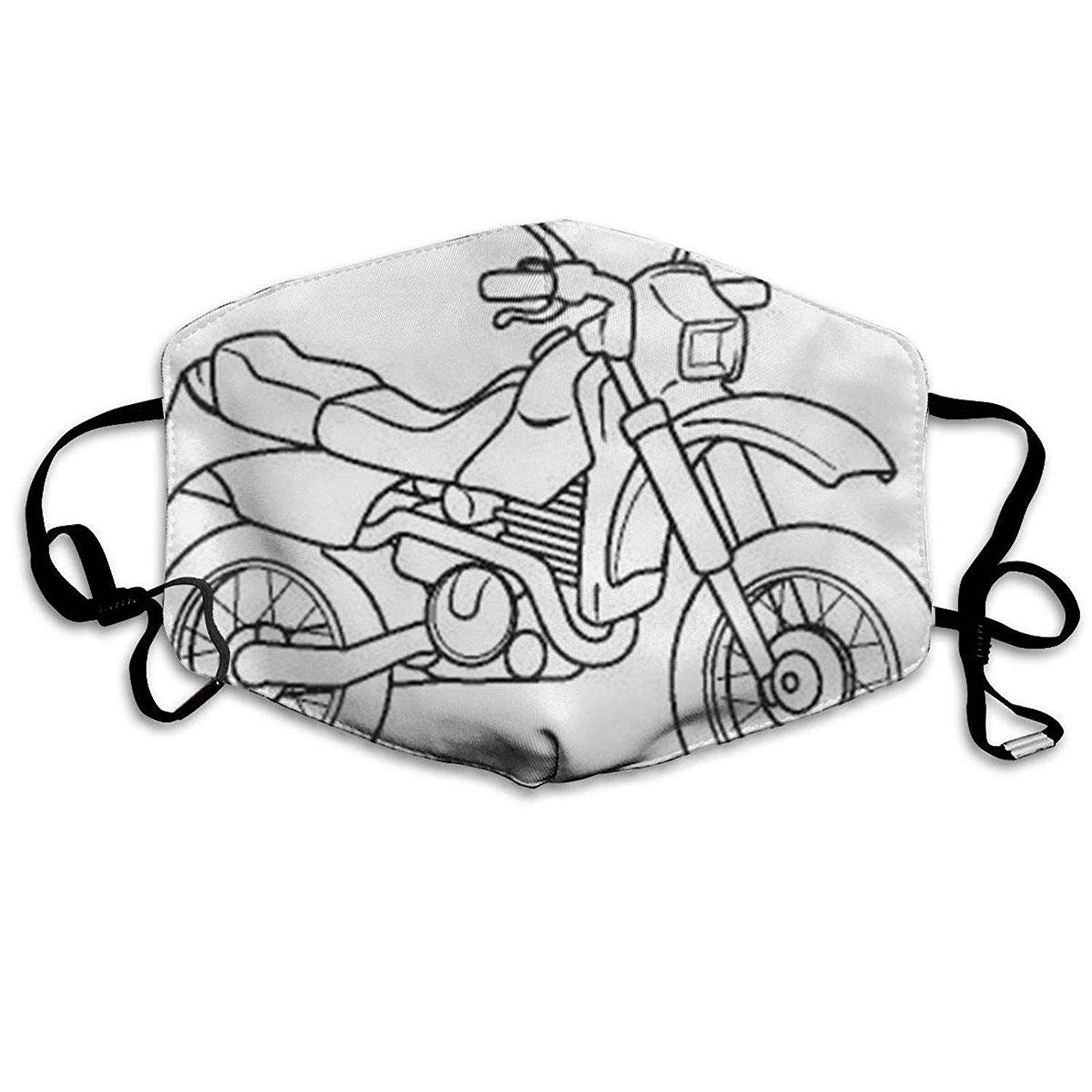 1500x1500 Fashion Outdoor Mouth Mask With Design, Motorcycle