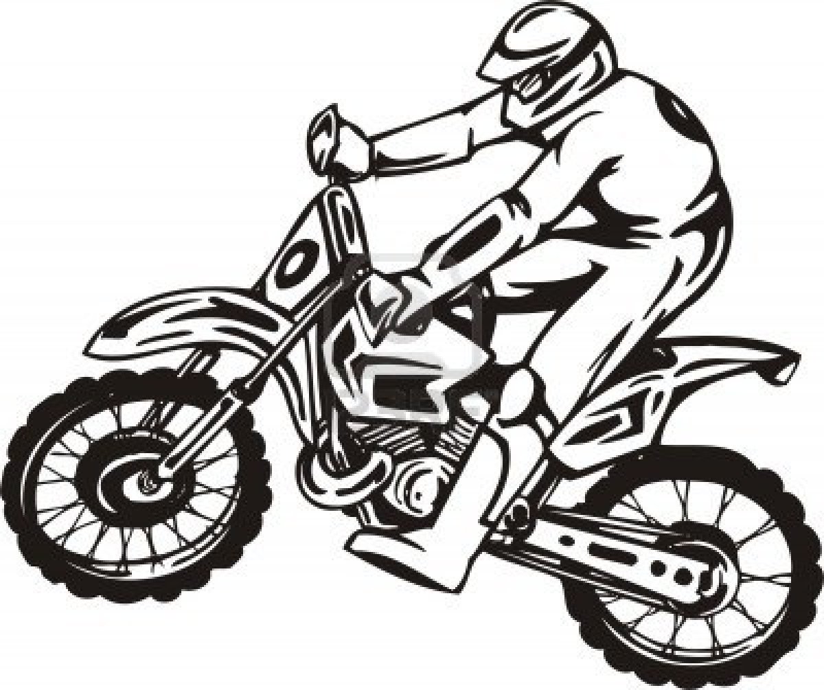 1200x1005 Coloring Pages Dirt Bikes Drawing Bike Colorings Best Racing