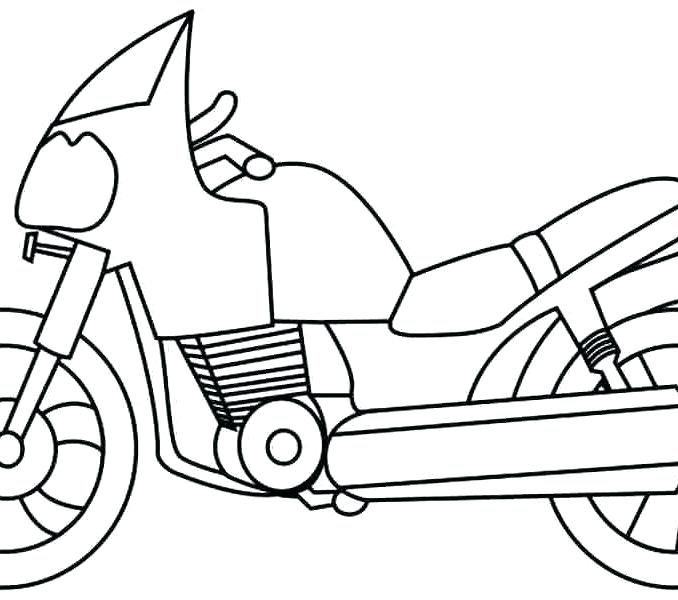 678x600 Coloring Pages Motorcycle Coloring Pages Easy