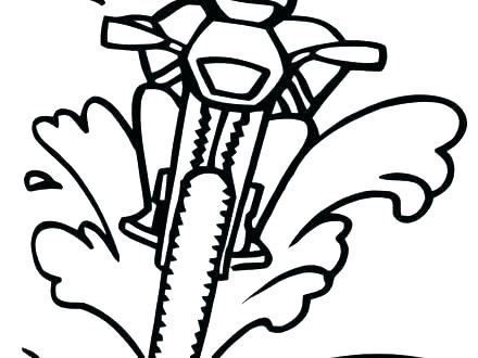 440x330 Bmx Coloring Pages Bike Coloring Pages Safety Sheets Motorcycle