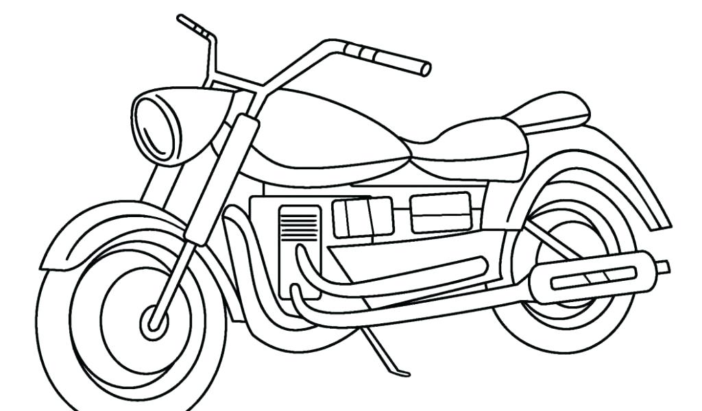 1024x600 Free Printable Motorcycle Coloring Pages