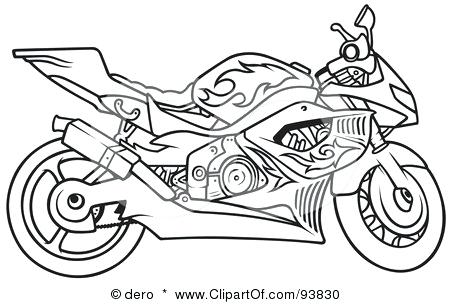450x304 Printable Motorcycle Coloring Pages Motorcycle Coloring Pages