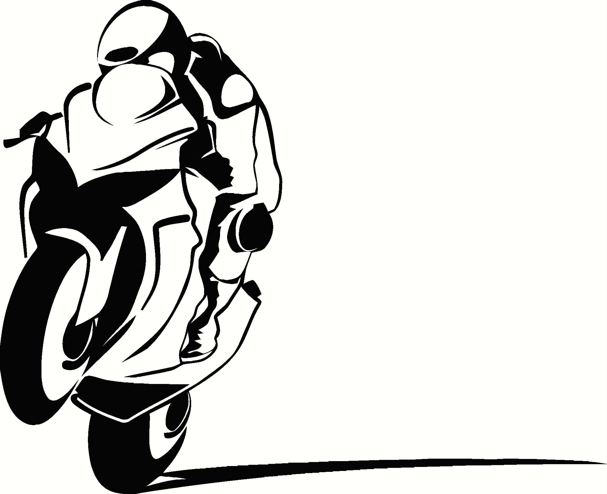 1975x1607 Motorcycle Drawing Logo For Free Download