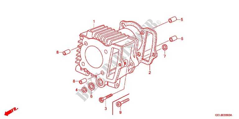 768x384 Rear Brake Master Cylinder Engine Crf Moto Honda