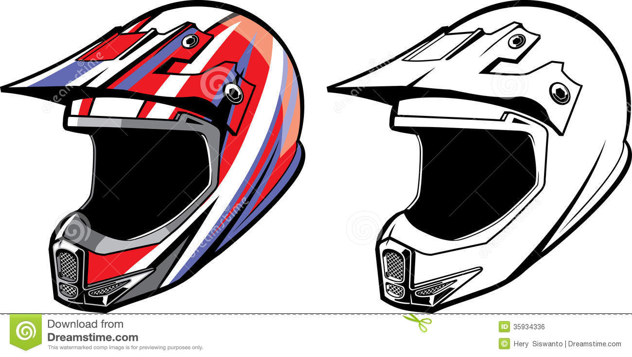 Motorcycle Helmet Drawing