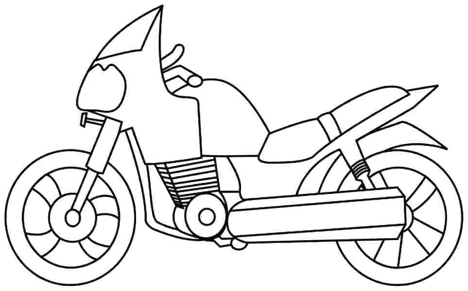963x600 Motorcycle Helmet Coloring Pages
