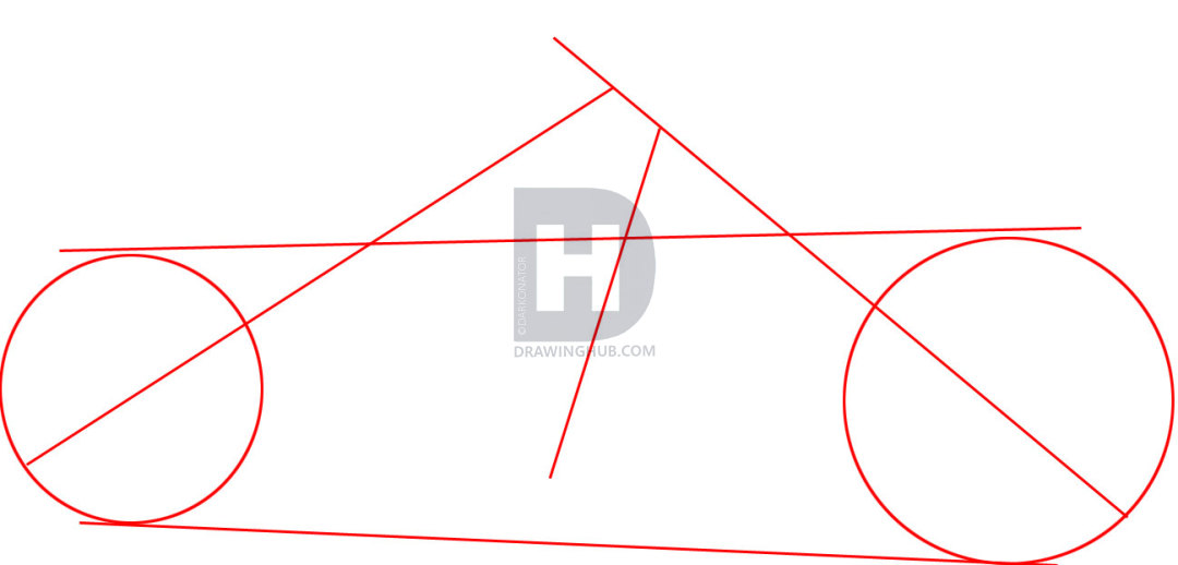 1080x518 How To Draw A Motorcycle, Step