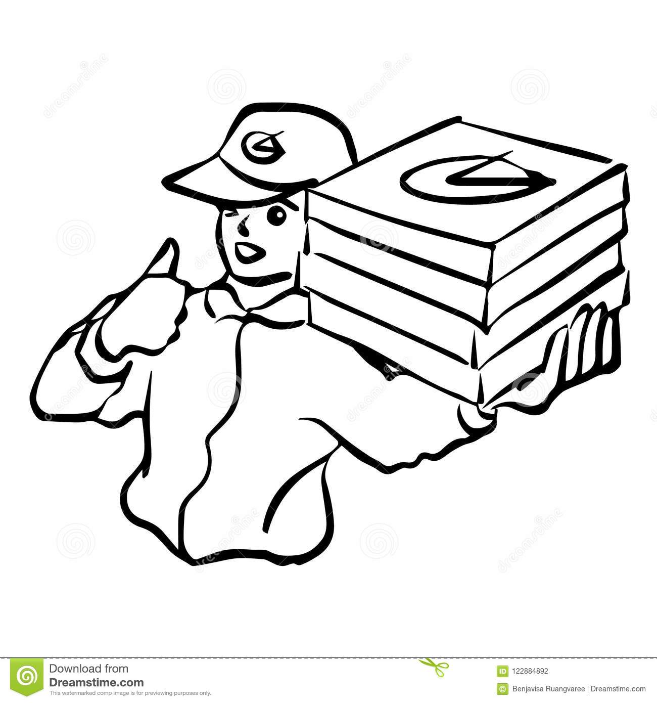 1300x1390 Huge Collection Of 'delivery Drawing' Download More Than