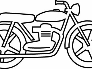 320x240 Motorcycle Drawing For Kids Motorcycle Drawing For Kids