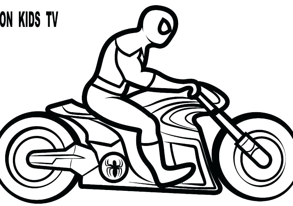 1024x720 How To Draw A Motorcycle For Kids