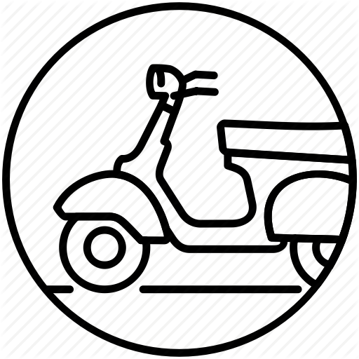 512x512 Scooter Drawing Bike Huge Freebie! Download For Powerpoint