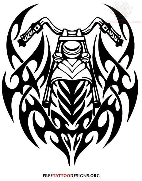 463x590 Tribal Motorcycle Tattoo Designs This Is Absolutely Super Bike